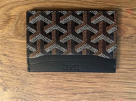 how much is a goyard card case|goyard card holder price 2022.